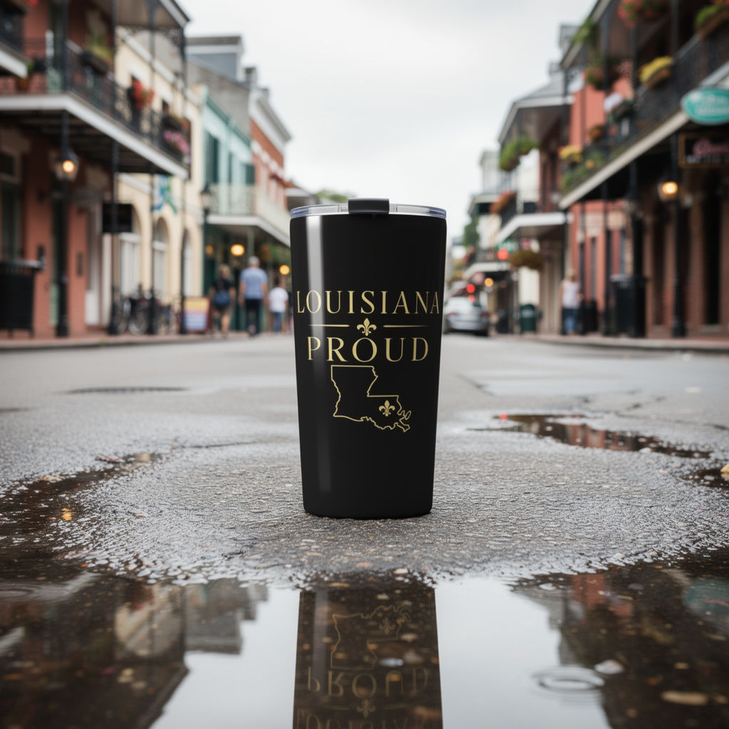 Louisiana Proud Stainless Steel Tumbler
