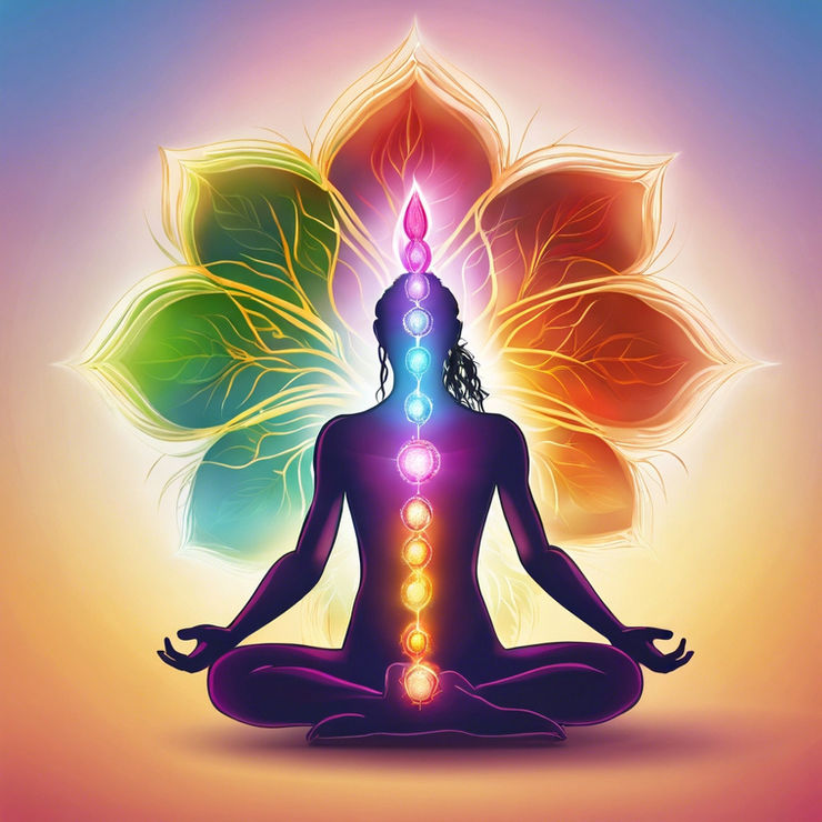 Reiki healing crystals and energy alignment setting
