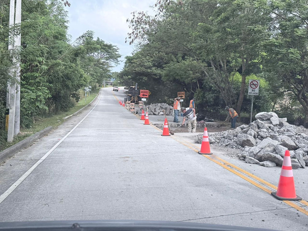 La SAPP supervisa trabajos de restauración vial en el Corredor Lenca