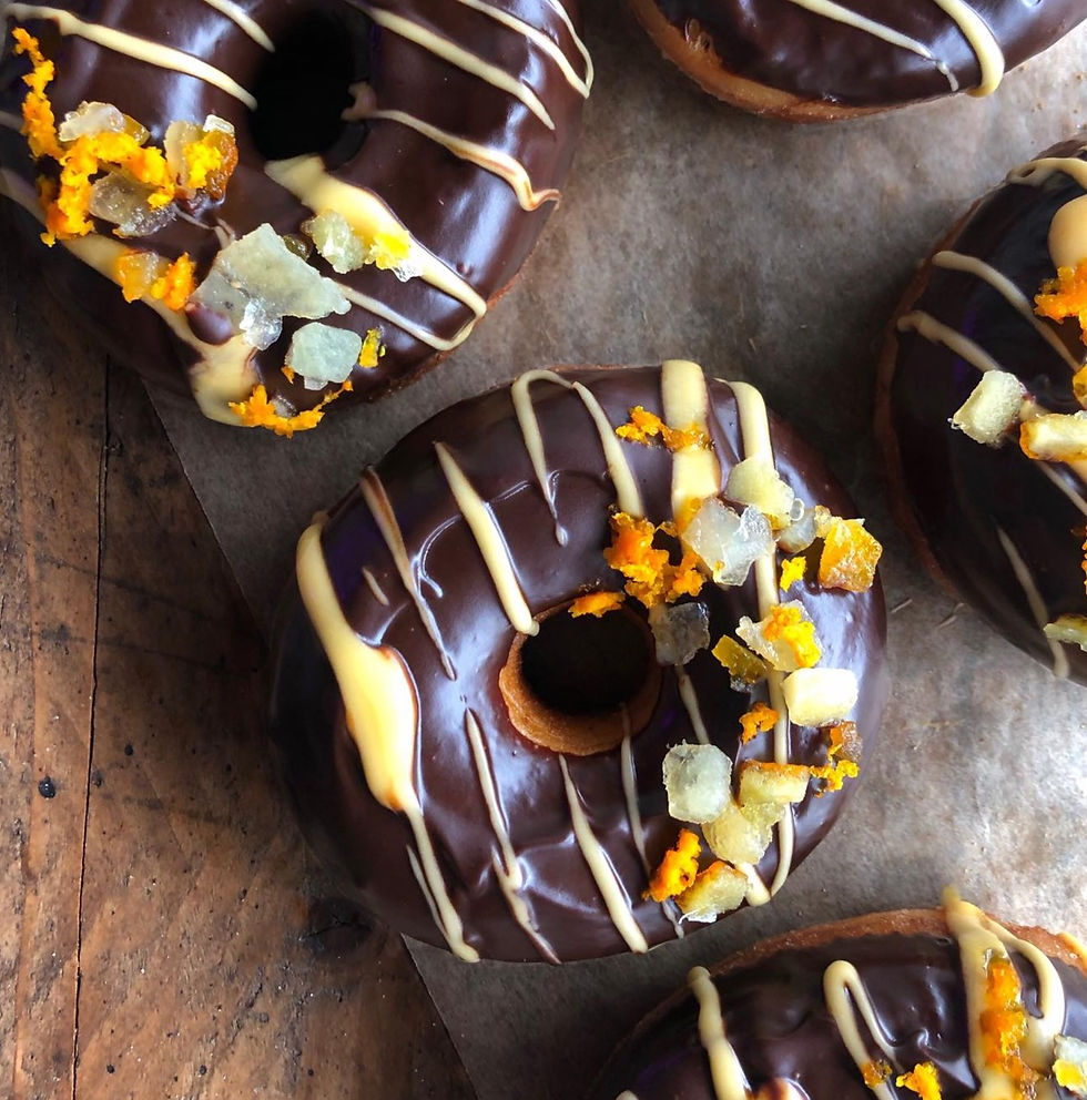The Nest Coffee House Chocolate Doughnut