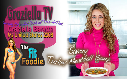 Savory Turkey Meatball Soup