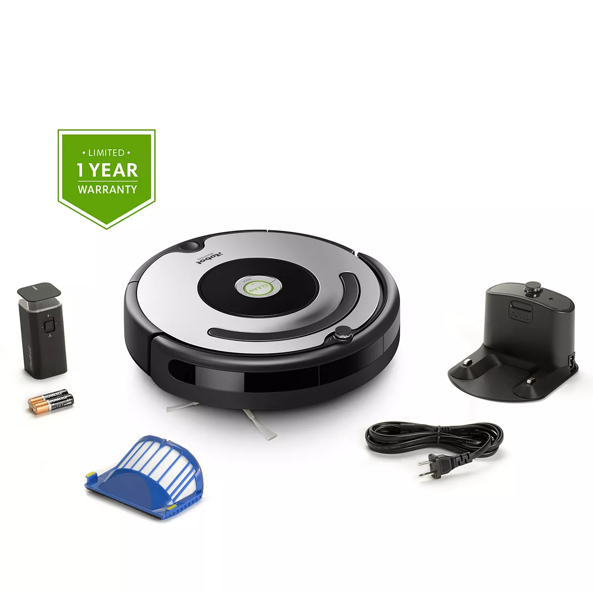 iRobot™ Roomba™ 677 Wi-Fi Connected Multi-Surface Robotic Vacuum +  Exclusive Bundle: Virtual Wall (RV677020)