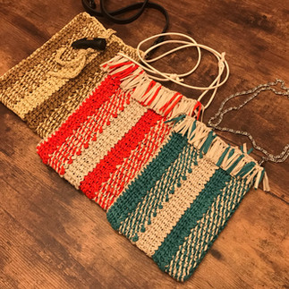 Crochet Hook Tunisian Mini Shoulder Bag