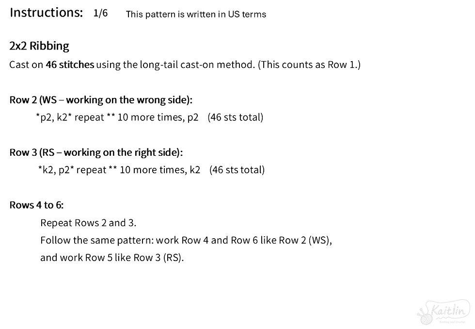 Reversible textured scarf knitting tutorial