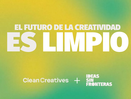 Nos unimos al movimiento eco-creativo con la acreditación Clean Creatives