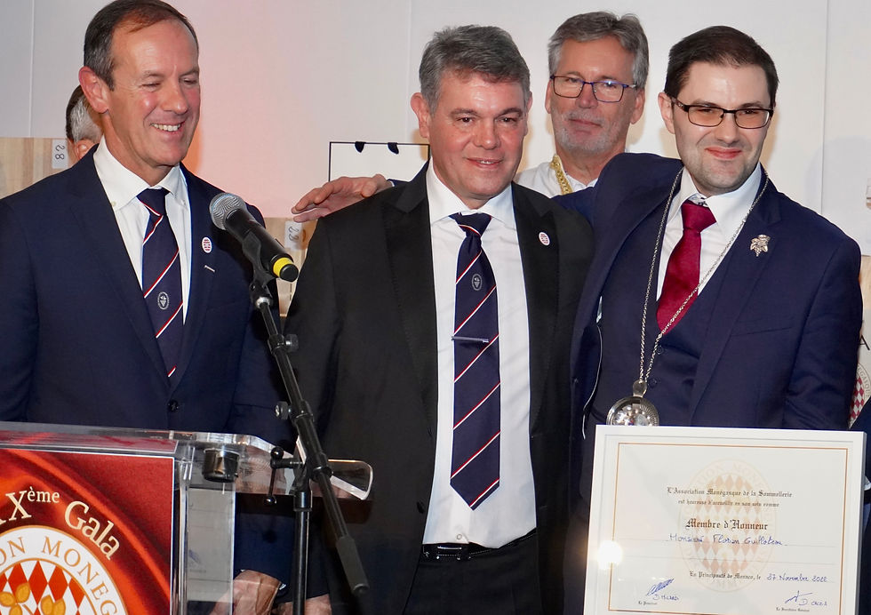 Patrice Frank, Dominique Milardi, Gilles Brunner, Florian Guilloteau, S.A.S. le Prince Albert II