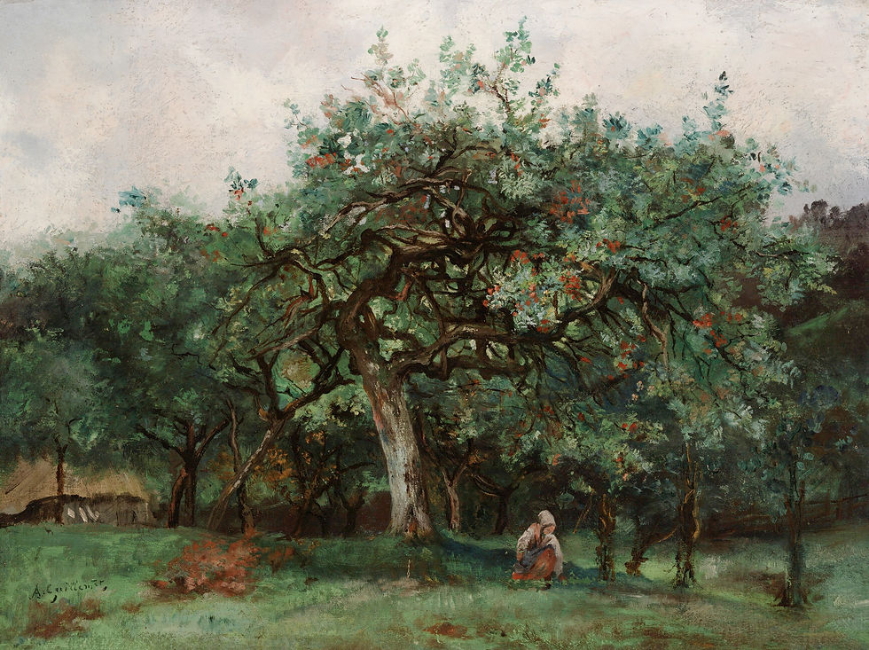Camille Pissarro. La Marne à Chennevières. 1864. National Galleries of Scotland