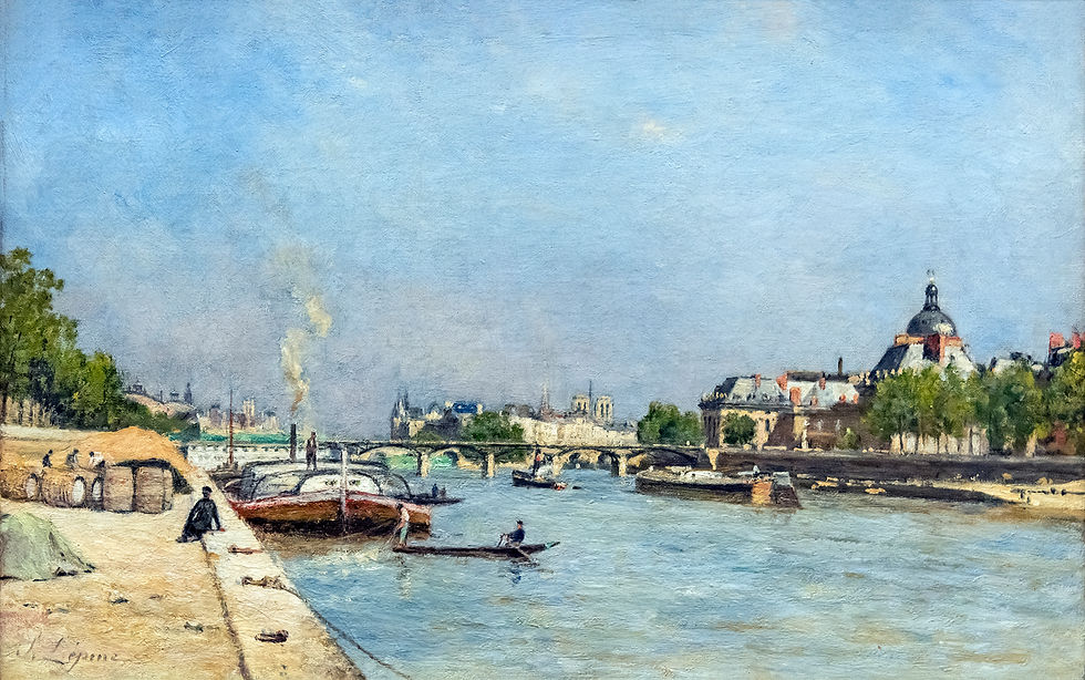 Stanislas Lépine. Paris. Le pont des Arts. 1878-1883. Fondation Bemberg. Toulouse.