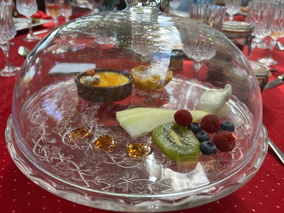Les desserts du Domaine Régis Frères (pour une personne !) © Fabrice Roy