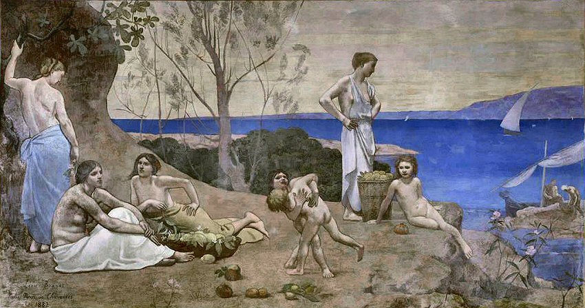 Eva Gonzalès. La promenade en âne. 1880-1882. Bristol Museum & Art Gallery
