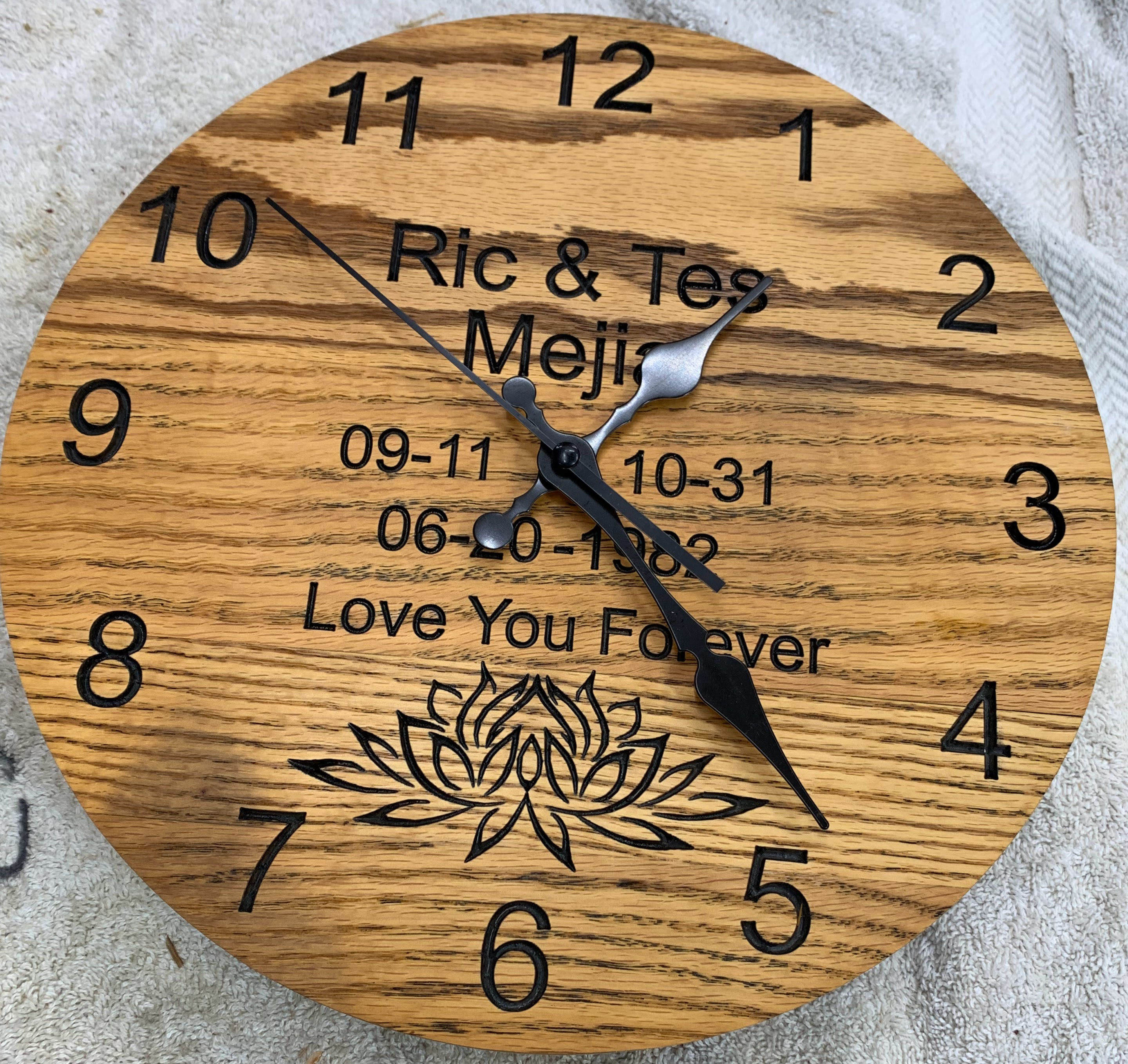 CNC Wall Clock