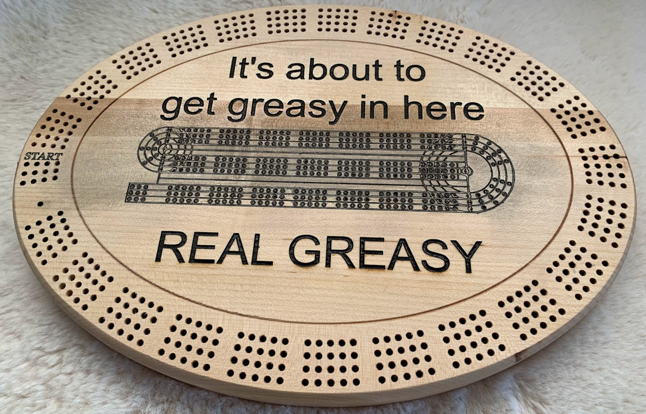 Greasy CNC Cribbage Board