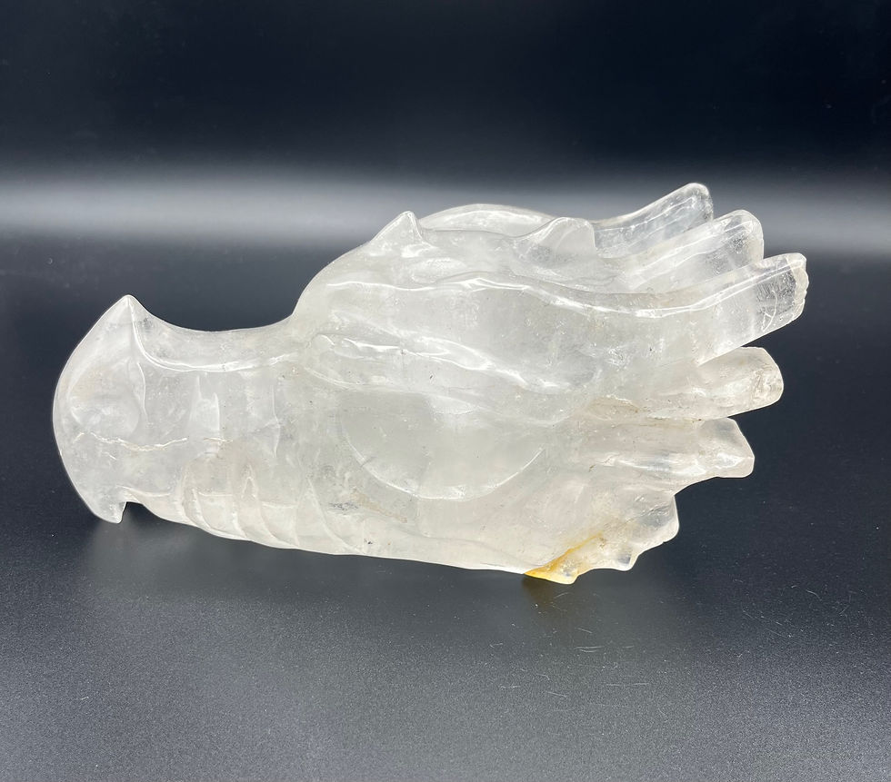 Thumbnail: Clear Quartz Dragon Head XL 🐲 🤍