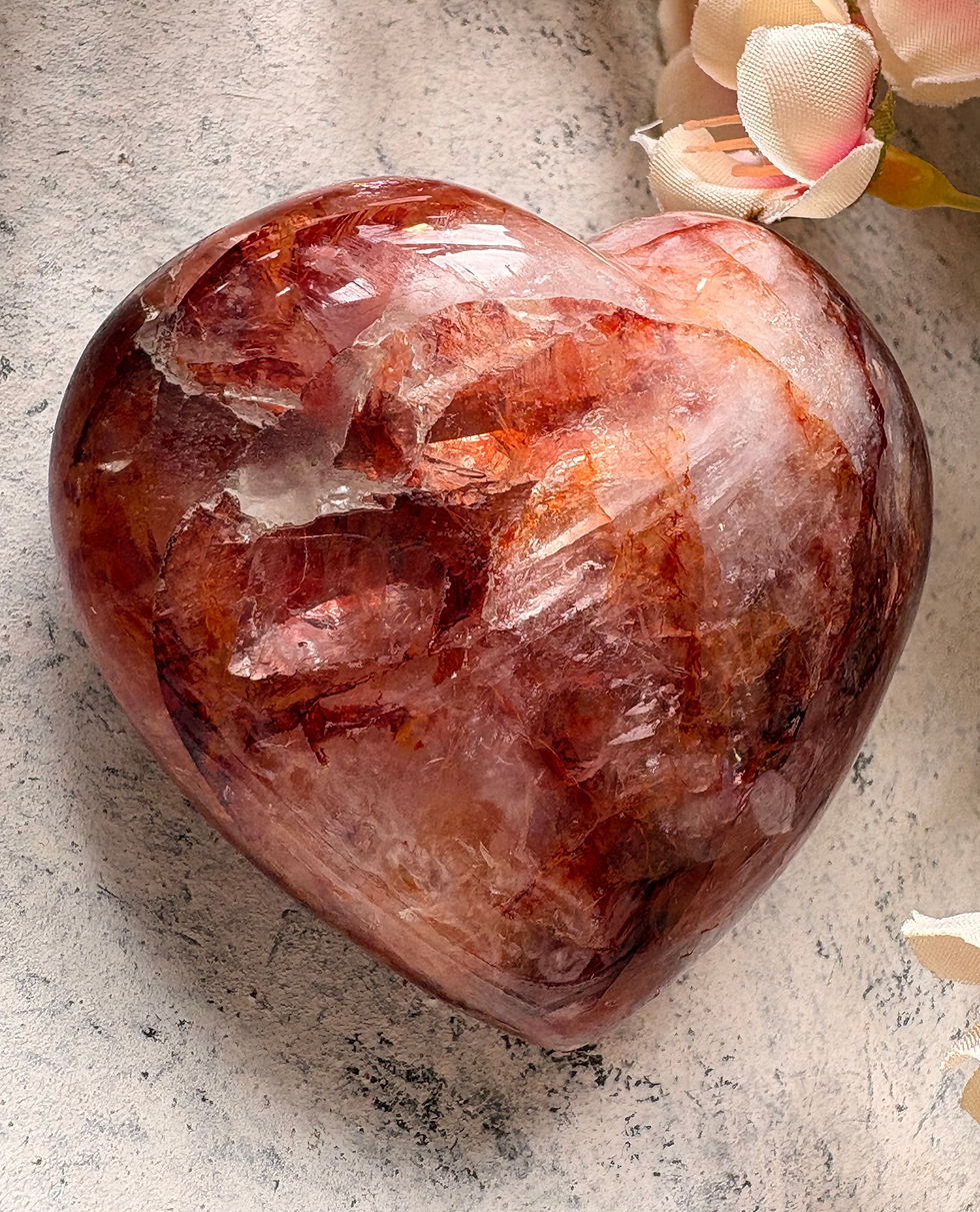 Thumbnail: Fire Quartz Heart 🧡❤️