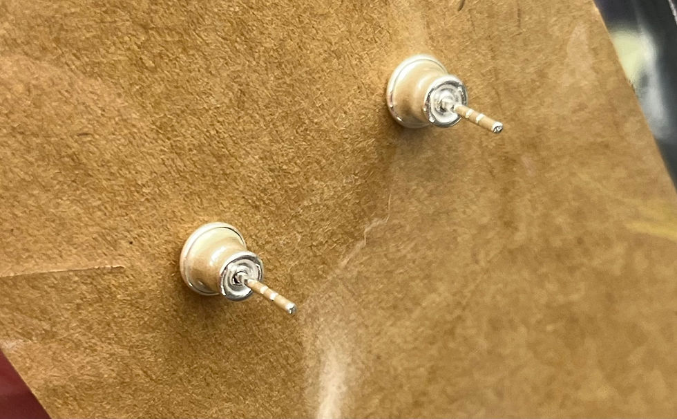 Thumbnail: Amber Star Stud Earrings ✨