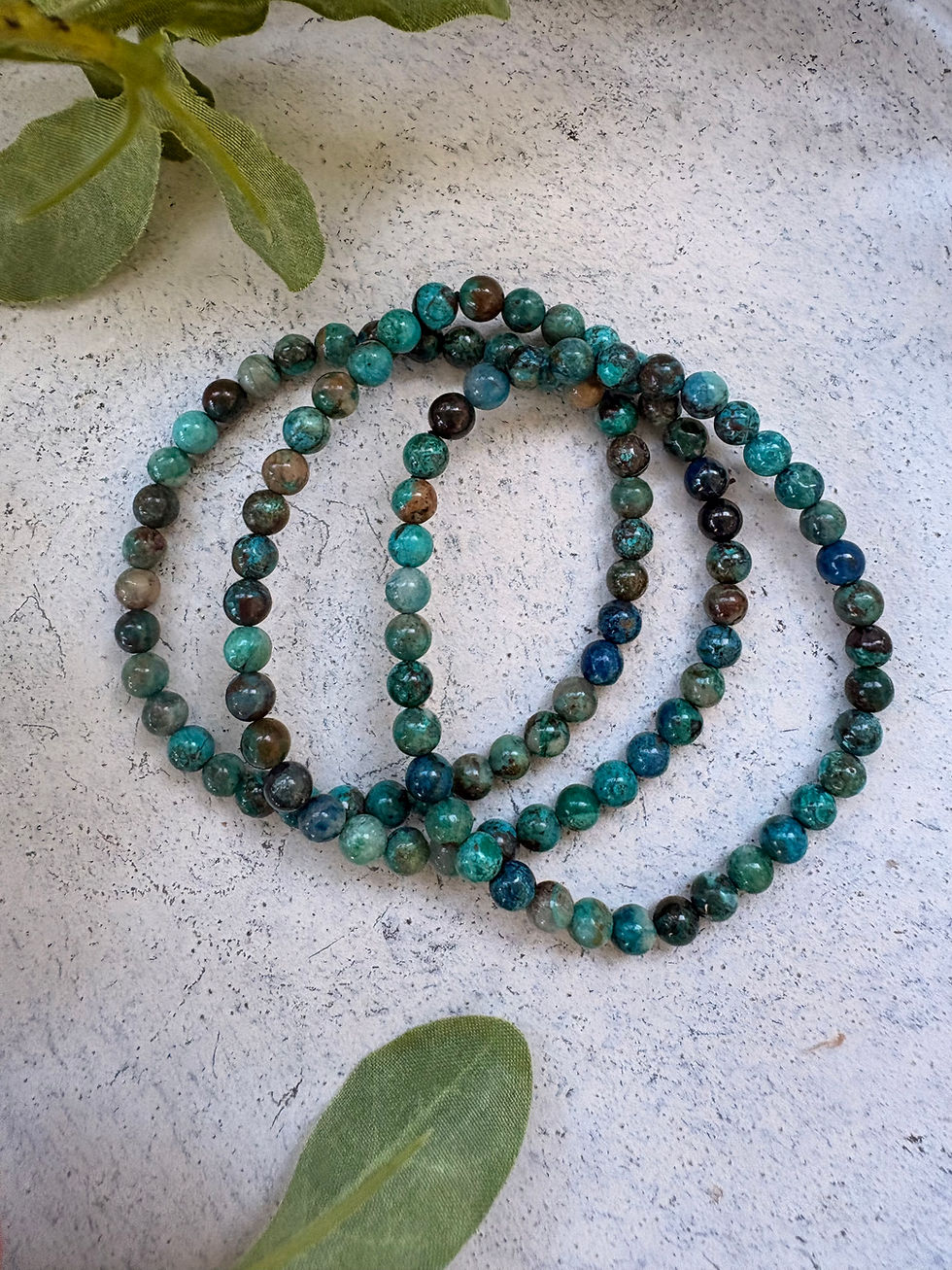 Thumbnail: Azurite Bracelet 💙🩵💚