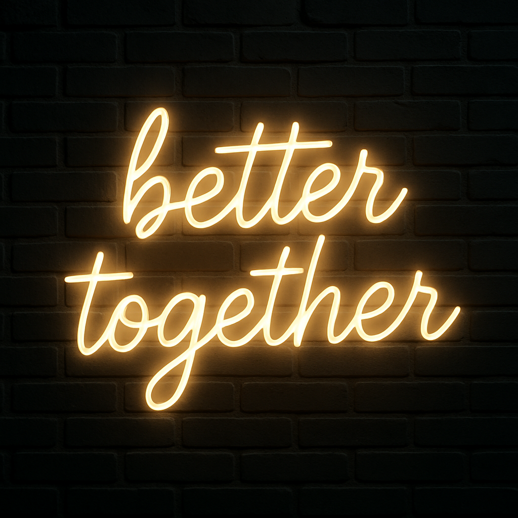 cópia de Painel Better Together  - 80x50cm