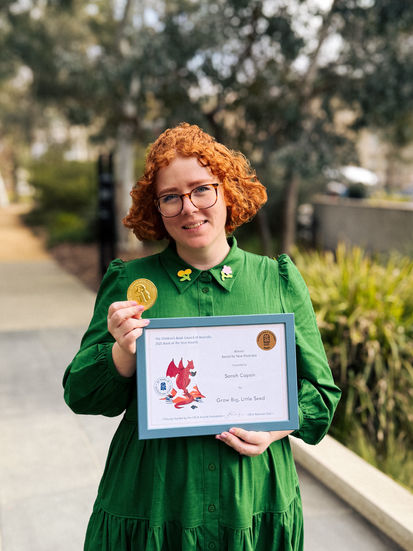 Sarah Capon Winner of CBCA New Illustrator Award