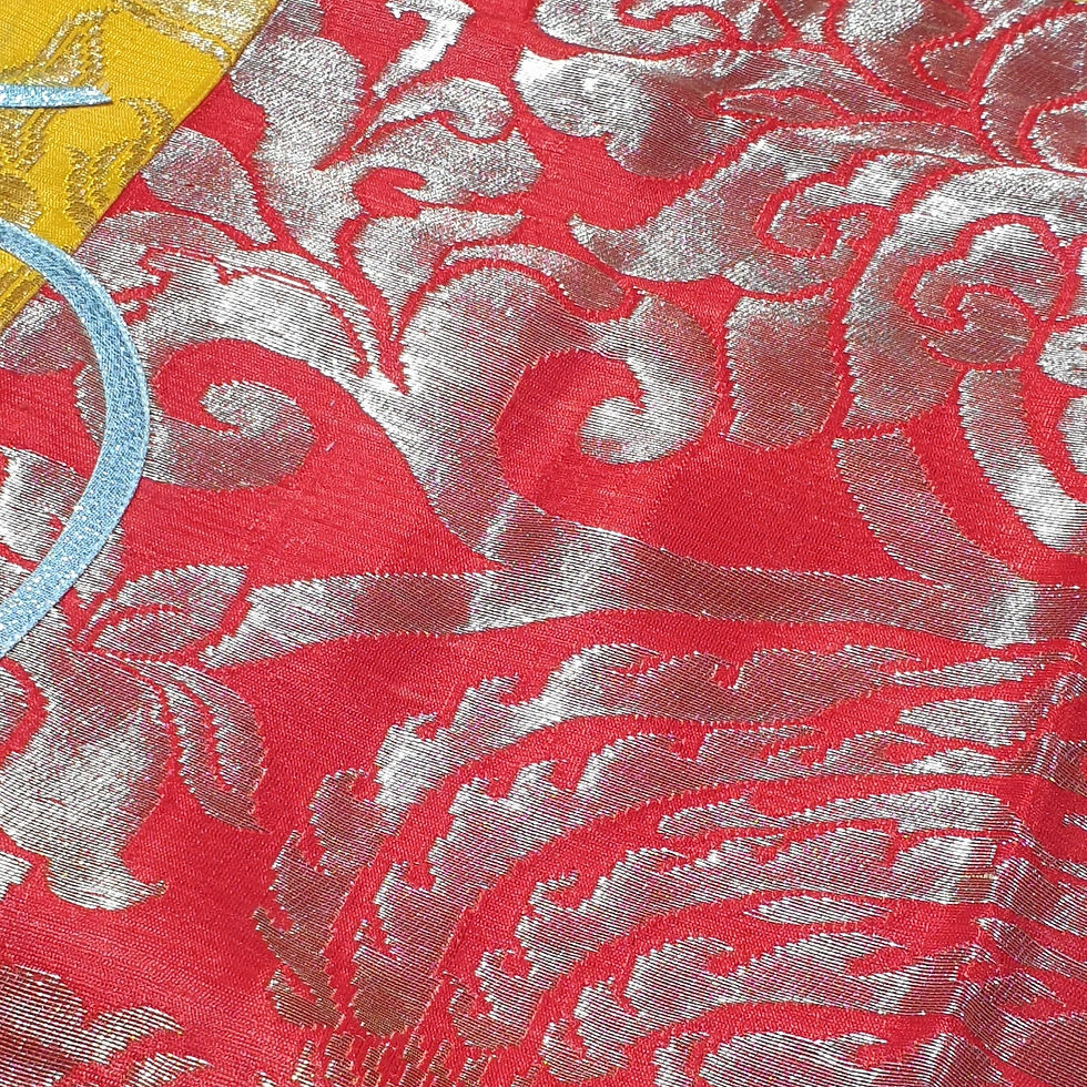 Thumbnail: 金剛舞布 Dancing cloth 93x93cm/sale#142