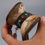 Thumbnail: 手鼓 骨 Bone Drum Damaru 7.5x6x6.5cm KD#9