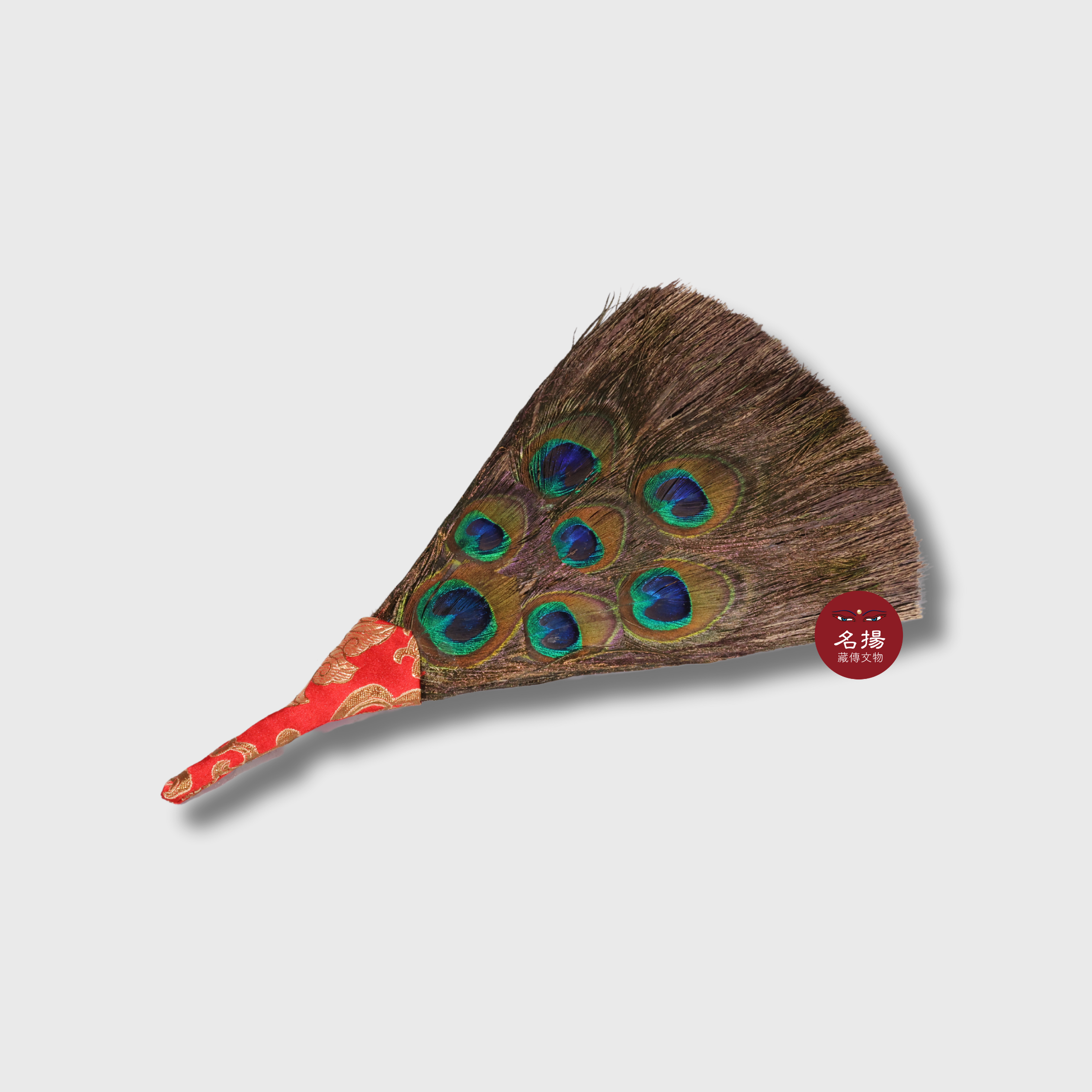 孔雀羽毛 32x18cm #3