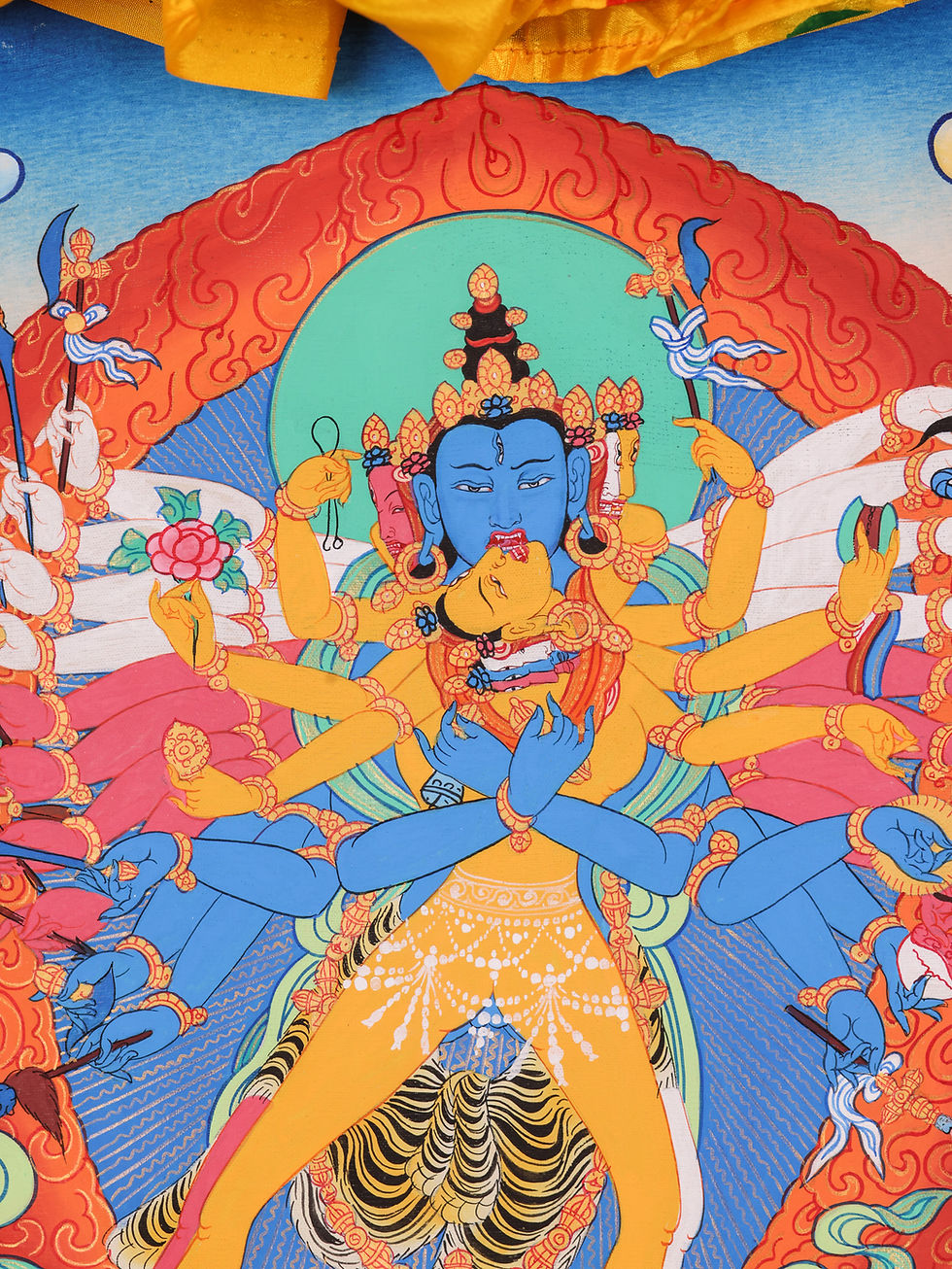 Thumbnail: 唐卡 時輪金剛  Kalachakra Tanka #2