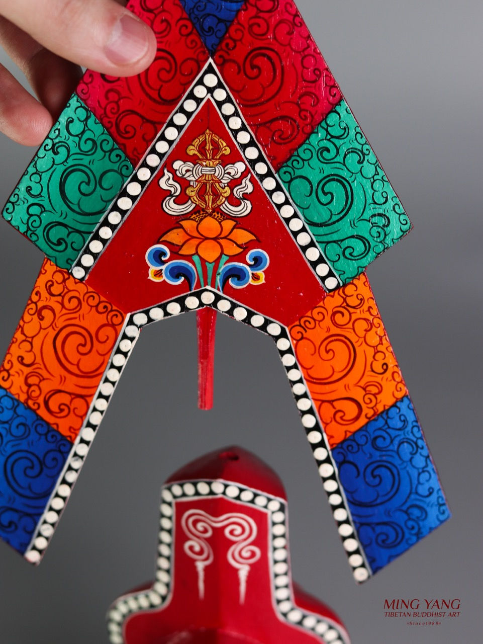 縮圖：百尊朵瑪/木製 Hundred Deities Torma/Wood 36cm