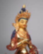 Thumbnail: 金剛薩埵 銅 半鎏金 手工 9" (22.5cm) #36