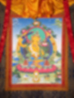 Thumbnail: 唐卡 文殊菩薩 Manjushri Tanka #4