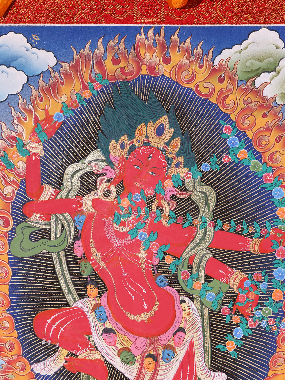 縮圖：唐卡 作明佛母 Kurukulle Tanka #2