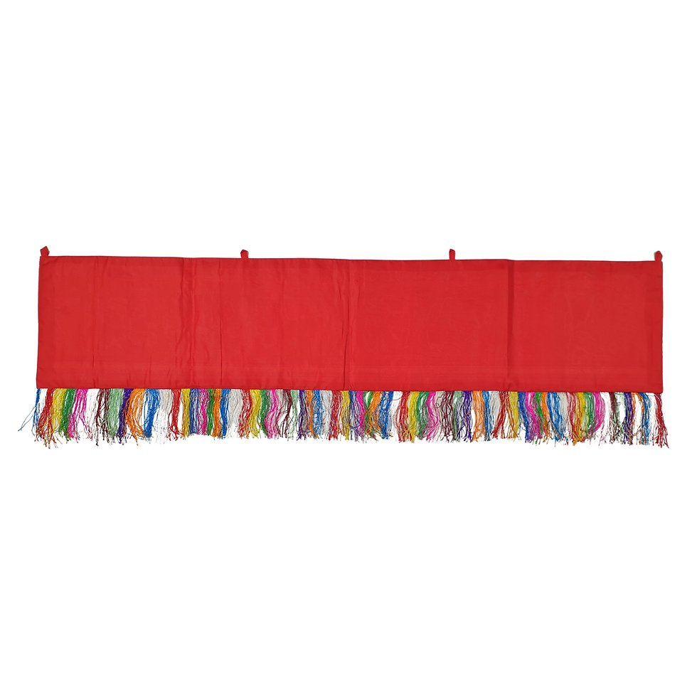 Thumbnail: 八吉祥/六字箴言橫布 Astamangala Om Mane Cloth 148x31cm/375g/HR#3