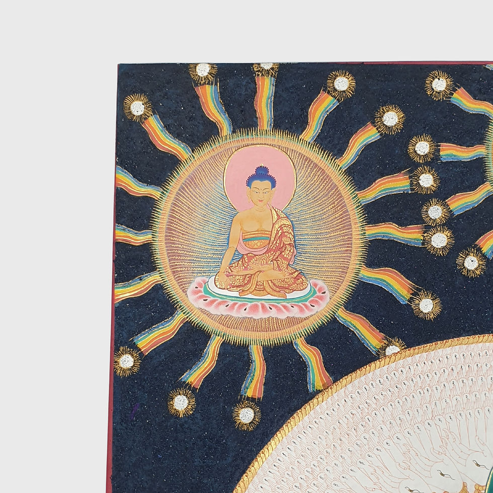 縮圖：千手觀音 唐卡 手繪 Avalokitesvara Tanka