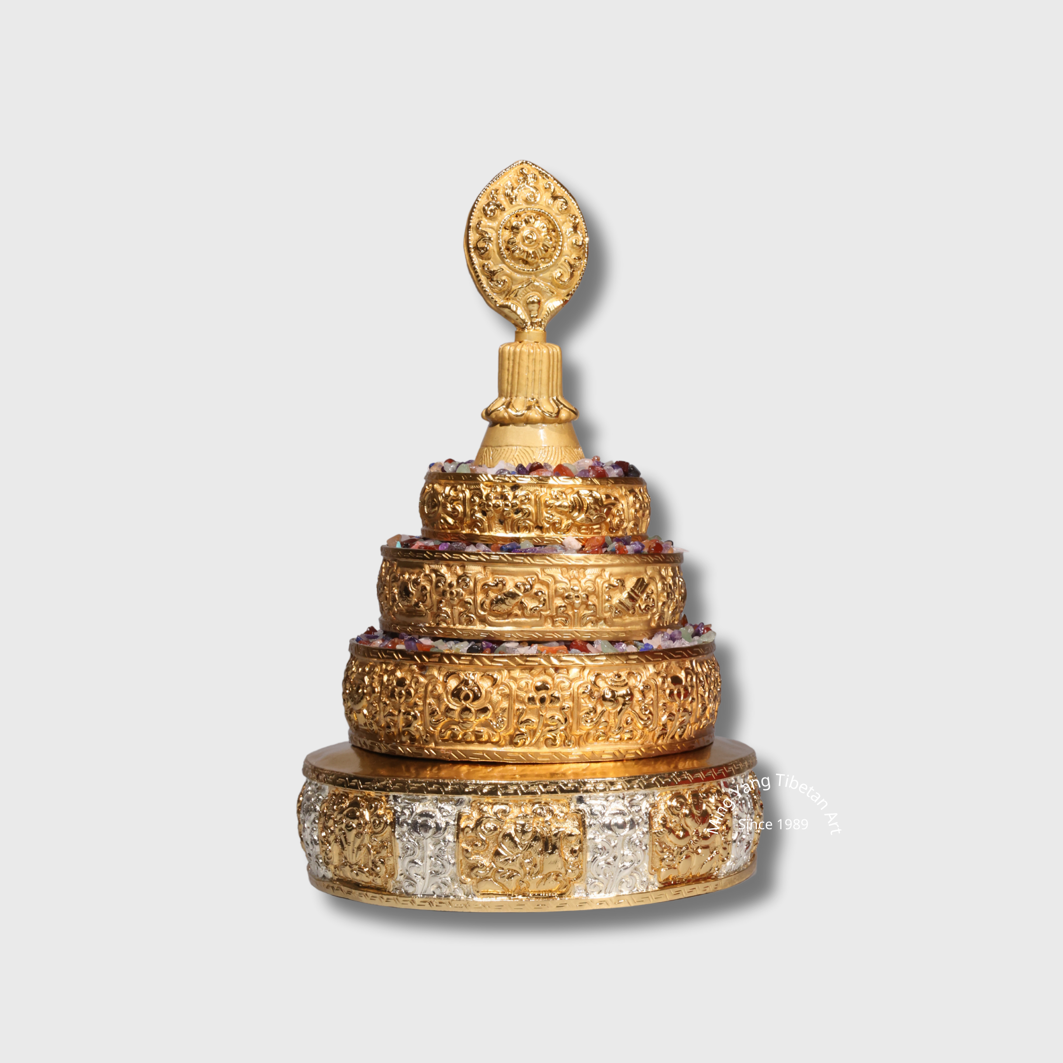 銅 鍍金銀 手工 #17