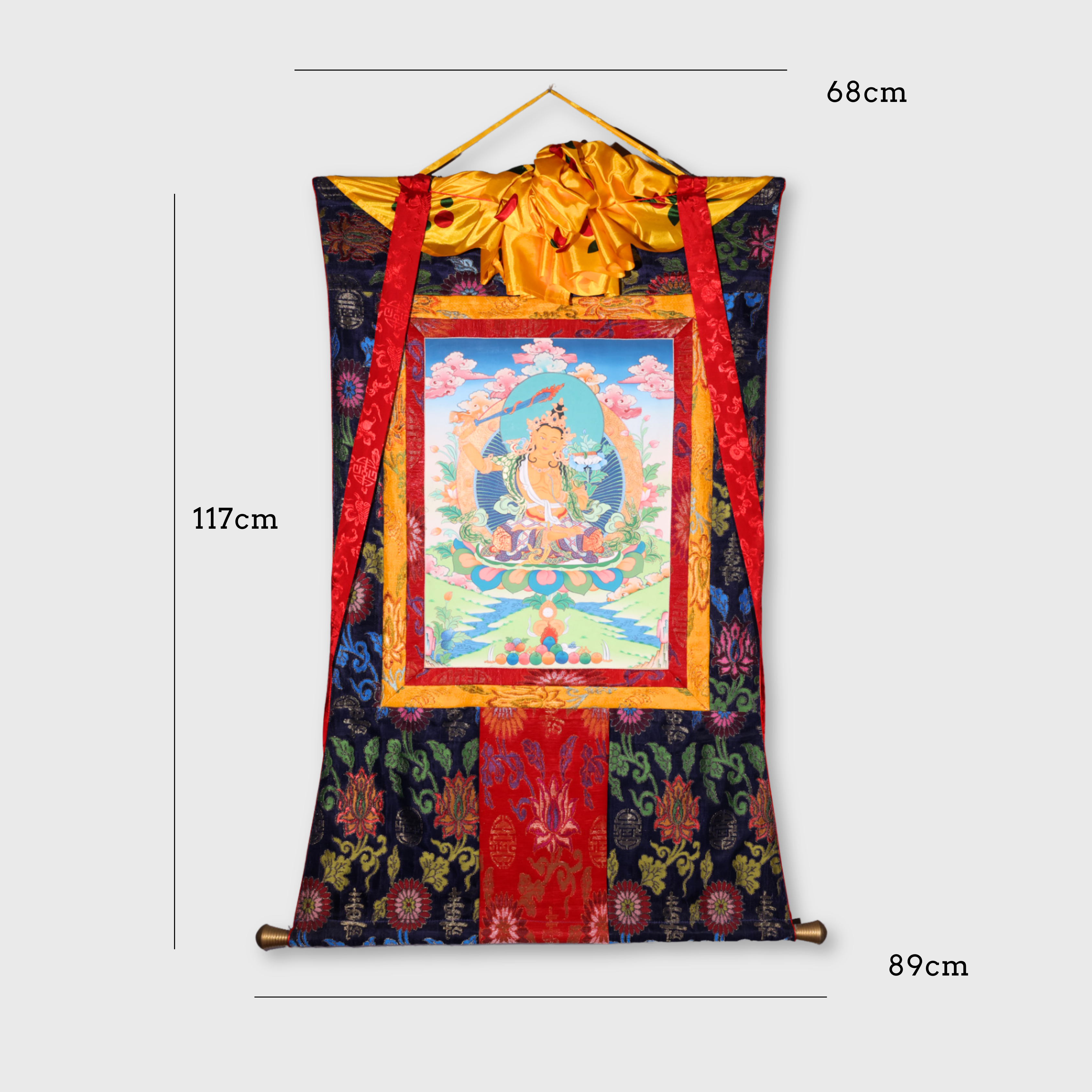 唐卡 文殊菩薩 Manjushri Tanka #5