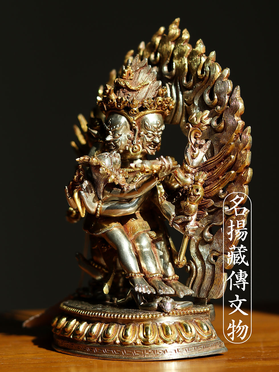 Thumbnail: 普巴金剛 銀 手工 尼泊爾 Phurpa Sakti Vajrakilaya Silver Statue Handmade Nepal 13cm/661g