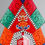 Thumbnail: 百尊朵瑪/木製 Hundred Deities Torma/Wood 36cm