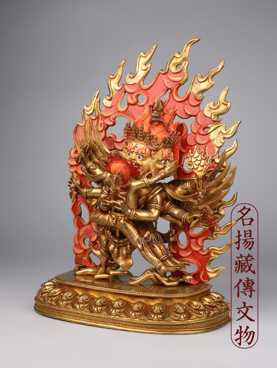 縮圖：普巴金剛 銅 全鎏金 手工 15" (38cm) #10