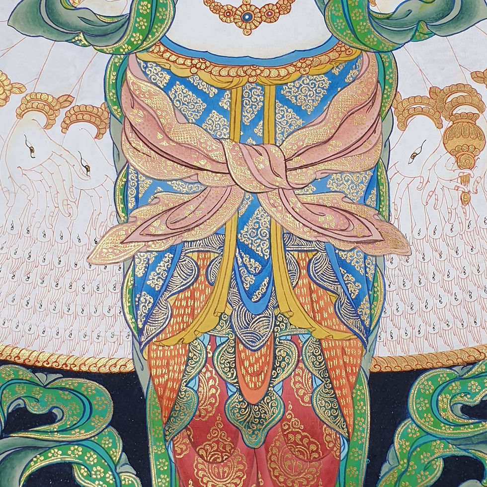縮圖：千手觀音 唐卡 手繪 Avalokitesvara Tanka