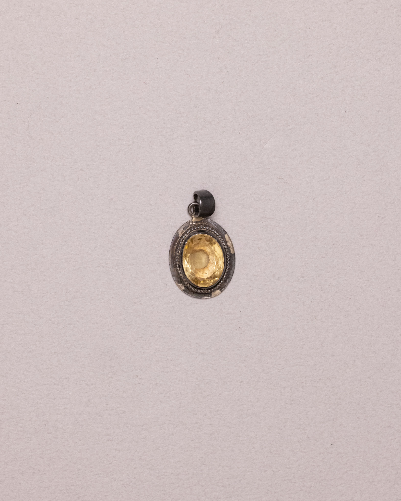 黃水晶墜 水晶墜