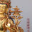 縮圖：文殊菩薩 銅 全鎏金 手工 9" (23cm) #43