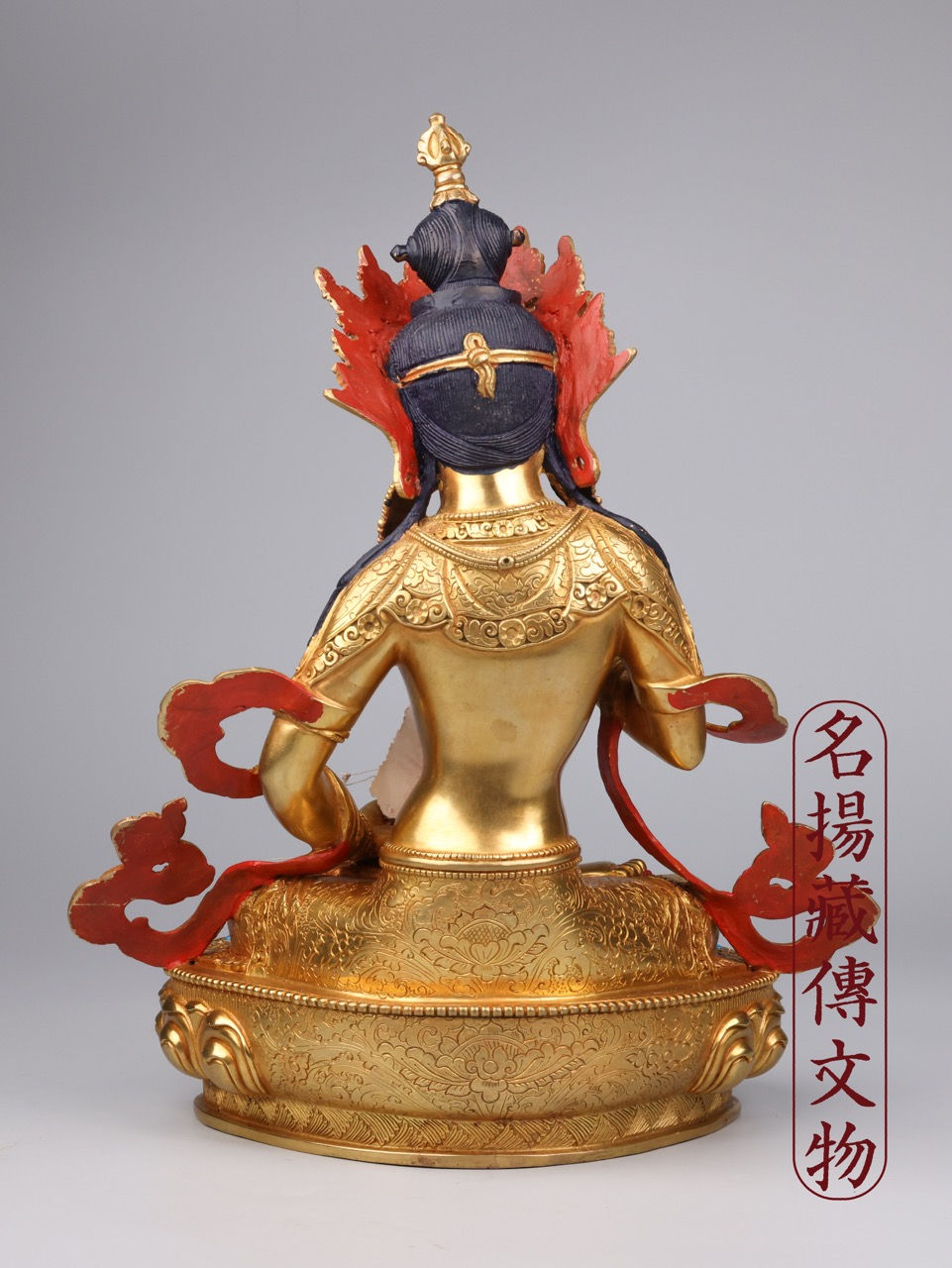 縮圖：金剛薩朵 銅 全鎏金 手工 12.5" (32cm) #19