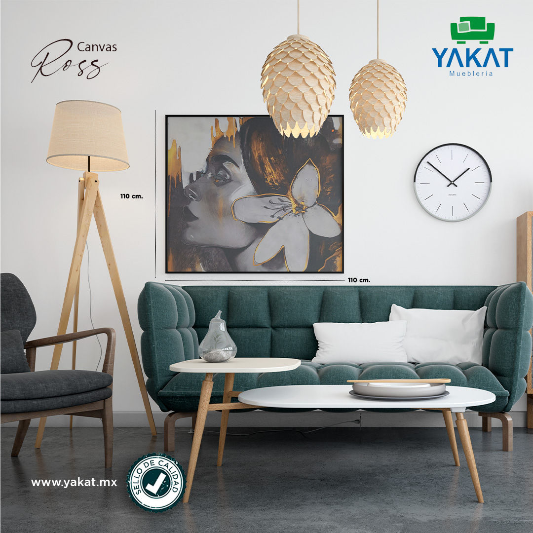 110 cm X 110 cm (Ross)