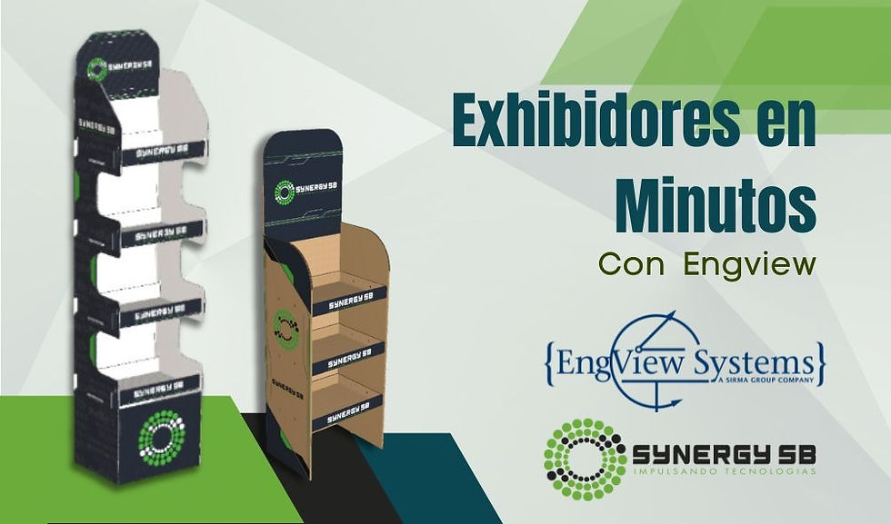 Diseña tus exhibidores en Minutos con Engview.