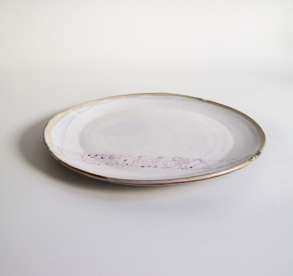 Thumbnail: Handmade ceramic plate