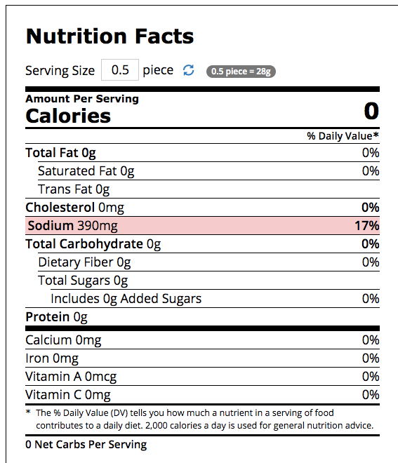 Low Salt Pickles and Pickled Vegetables