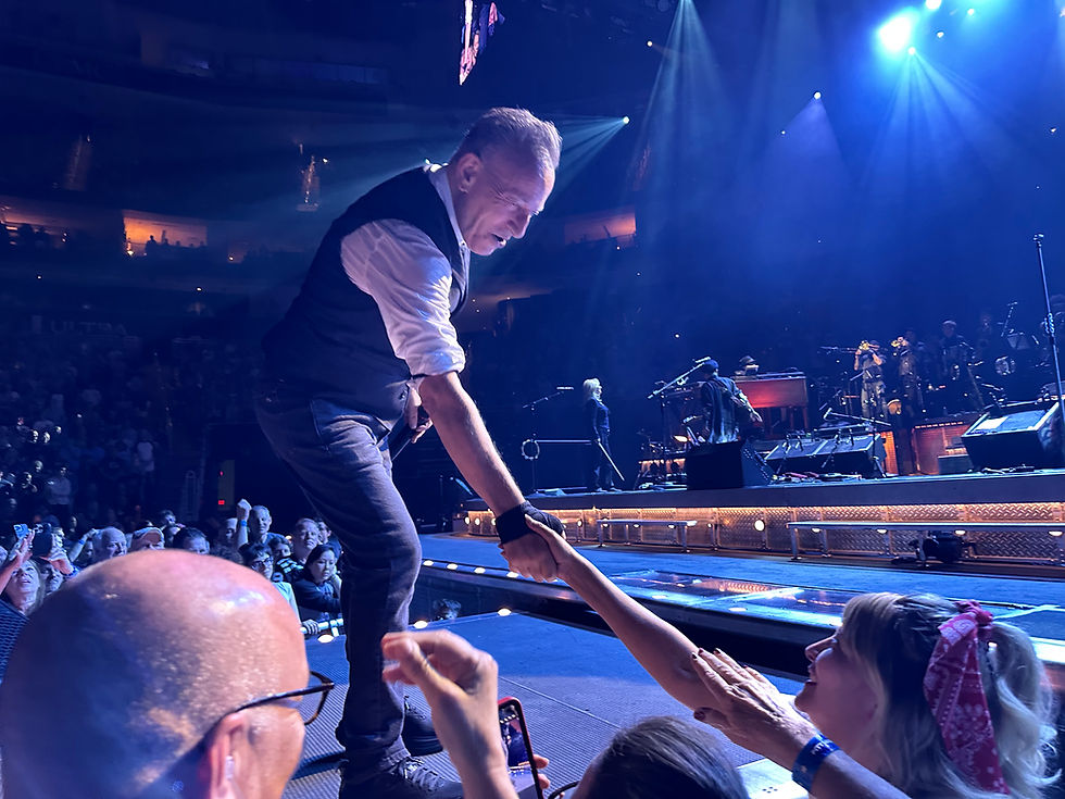 Handshake with Bruce during My City of Ruins
