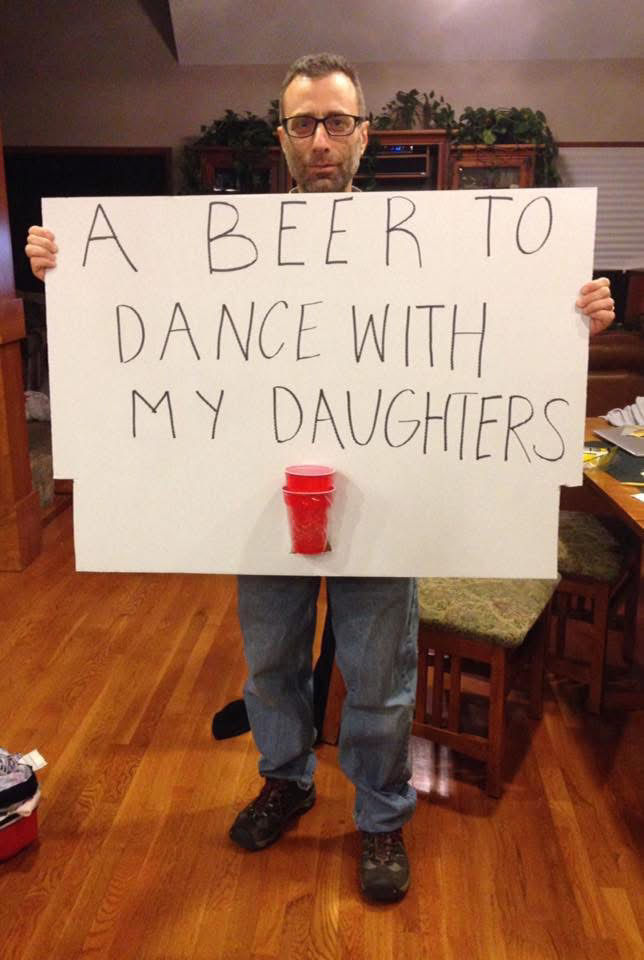 My Dad’s sign for St. Louis 2016 show