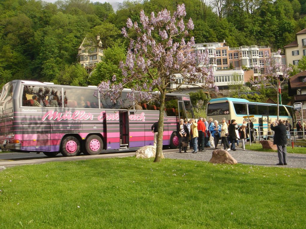 Umsteigen in Weesen 2005
