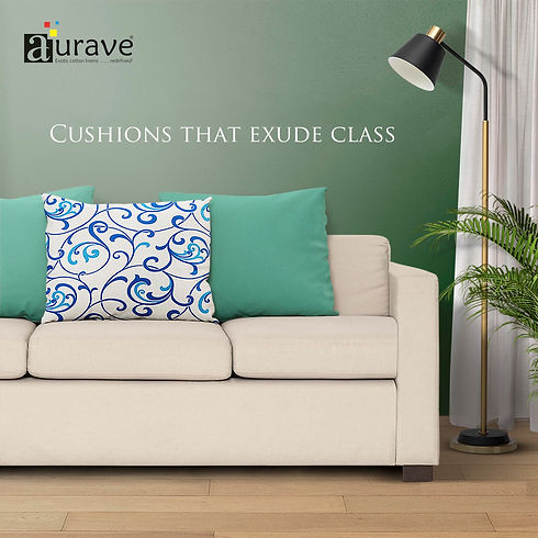 Social media post for Aurave decor by Transuo Content