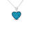 Thumbnail: Sterling silver heart locket pendant